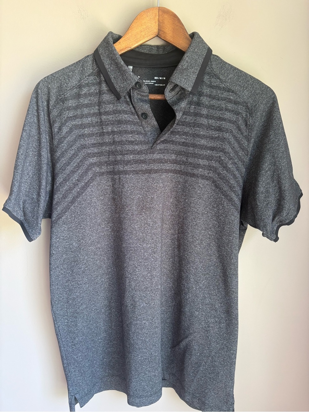 Under Armour Men’s Golf Polo Dark Gray Size Medium